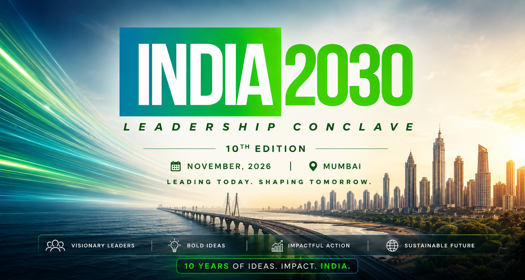 India 2030 Leadership Conclave — 10th Edition